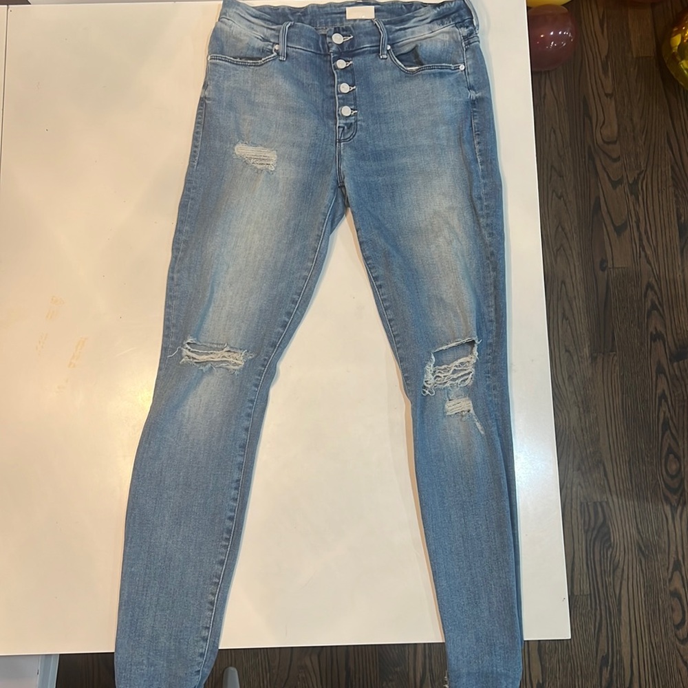 Mother jeans, size 29, style:The Pixie Fray